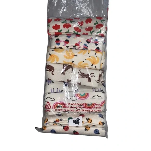 Hanna Andersson 7 Pack Organic Cotton Classic Underwear Kids Size S 100 110cm - Picture 4 of 6